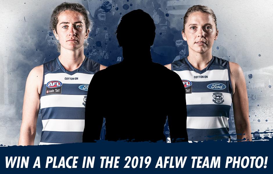 CWTeamPhoto.jpg A spot in Geelong's historic first AFLW team photo is up for grabs. - AFLW,Geelong Cats